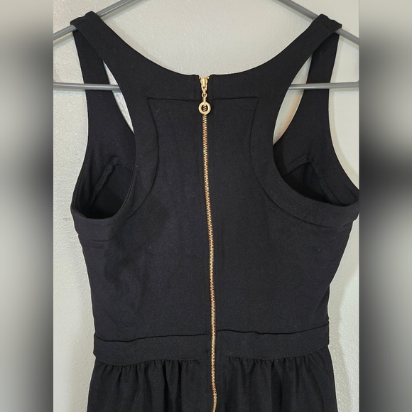 Cynthia Rowley | Black Skater Dress Racerback Size Small - Picture 4 of 8